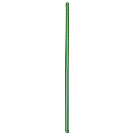 Tuteur vert acier plastifié cranté - 180 cm / Ø11 mm - CIS