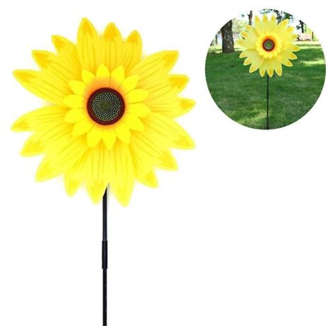 Tuteurs décoratifs tournesol de 70 cm pour balcon, terrasse ou jardin d'enfants