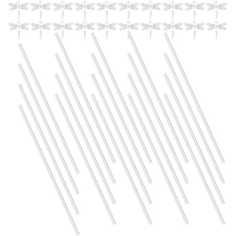 Tuteurs et clips de support pour plantes en acrylique