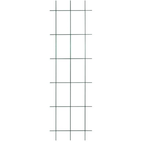 tutore a scala in acciaio rivestito in plastica 45 cm, verde