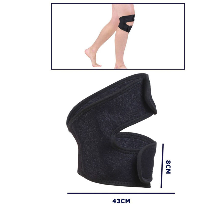 Image of Trade Shop - doppelte knieorthese mit runners band und patellarsehnenunterstützung -