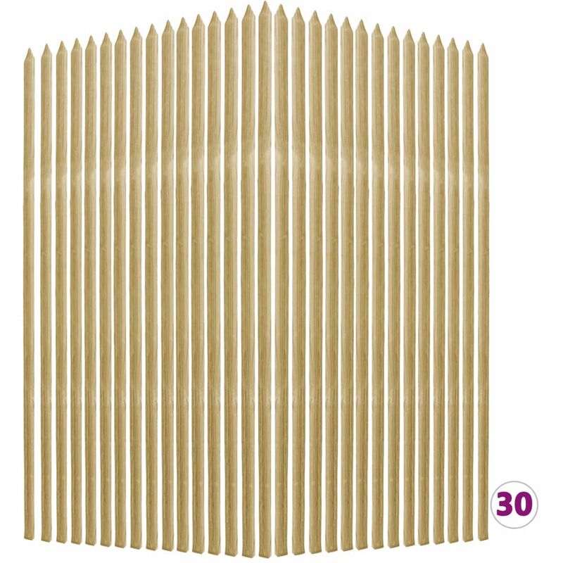 

Tutores plantas 30 uds madera pino impregnada 2,8x2,8x150cm
