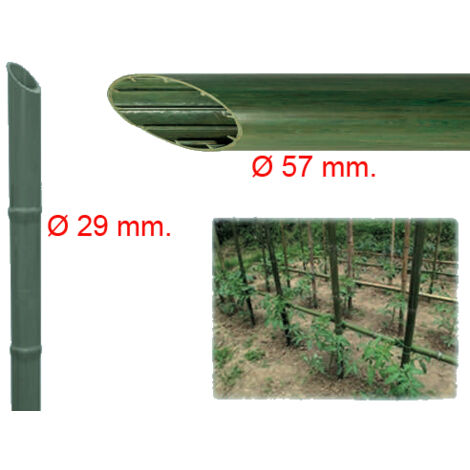 TUTORI TUTORE CANNE PER PIANTE IN MATERIALE PLASTICO H 210 CM PEZZI 25
