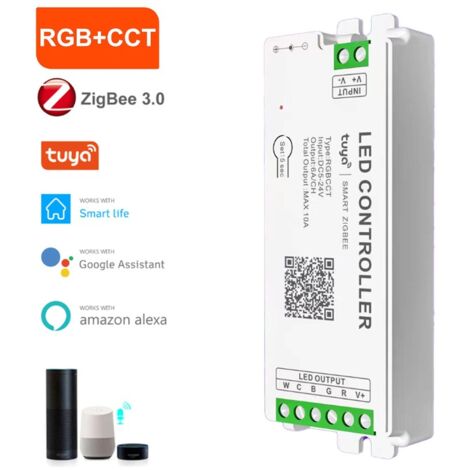 Tuya Controller 4 Zone per Strip Led Smart Zigbee  RGBCCT