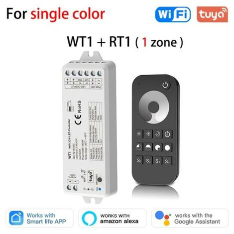 Tuya Controller a 2 Canali per Strisce LED Smart WiFi ed RF