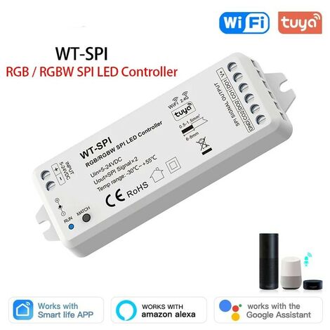 Tuya Controller SPI per LED Indirizzabili RGB e RGBW Smart WiFi