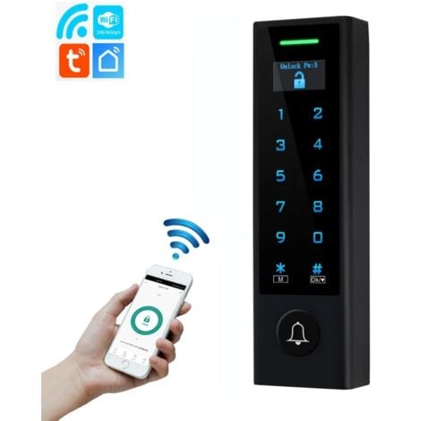 Tuya Controllo Accessi Smart WiFi con Display OLED Impermeabile  Campanello