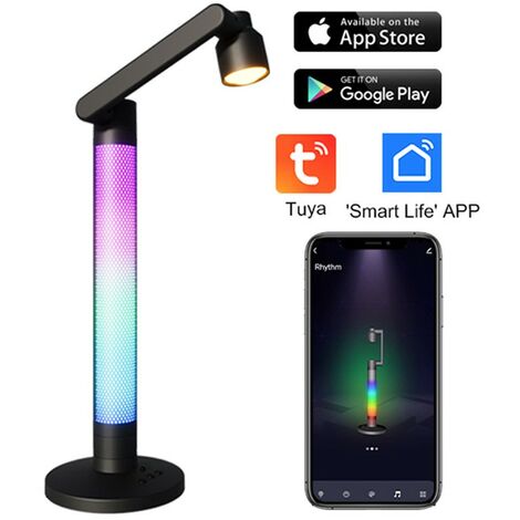 Tuya Lampada a LED da Scrivania 2 in 1 Smart WiFi RGBIC