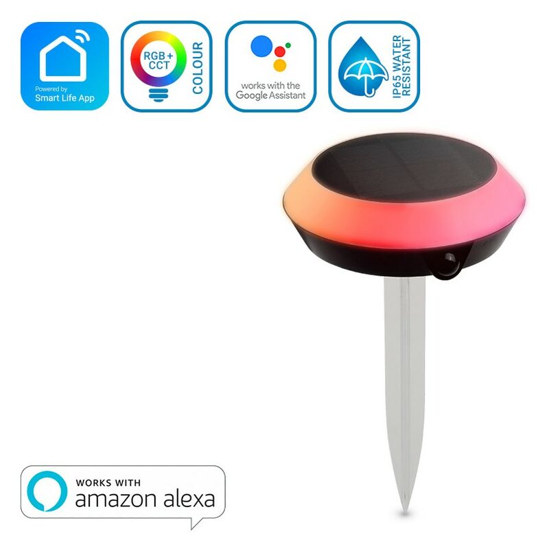 Lampada da Giardino Smart ad Energia Solare - Tuya...