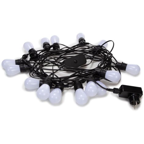 TUYA LED - 15 m - 15 mehrfarbige Lampen - schwarzes Kabel - smart
