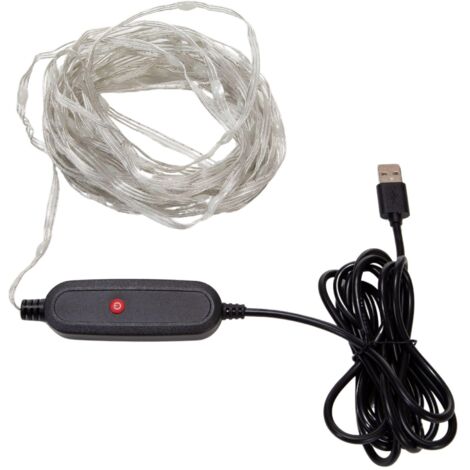 TUYA LED - 7.5 m - 75 lámparas multicolor - cable transparente - smart