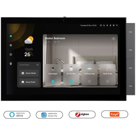 Tuya Pannello di Controllo Max Smart da 10 Pollici con Fotocamera Integrata