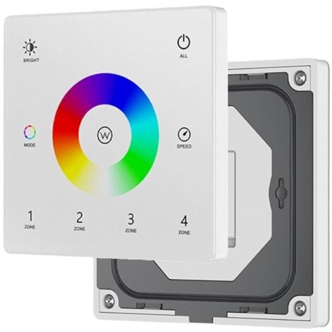 Tuya Pannello di Controllo Touch a 4 Zone per Controller LED  RGB-RGBW