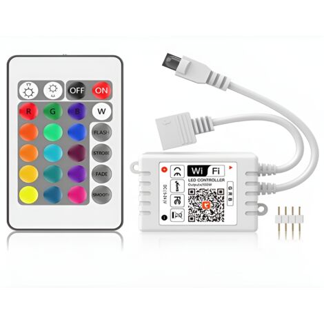 Tuya RGB LED Controller WIFI 2.4G 24 Tasten [HLP-YS-TUYA-IR24]