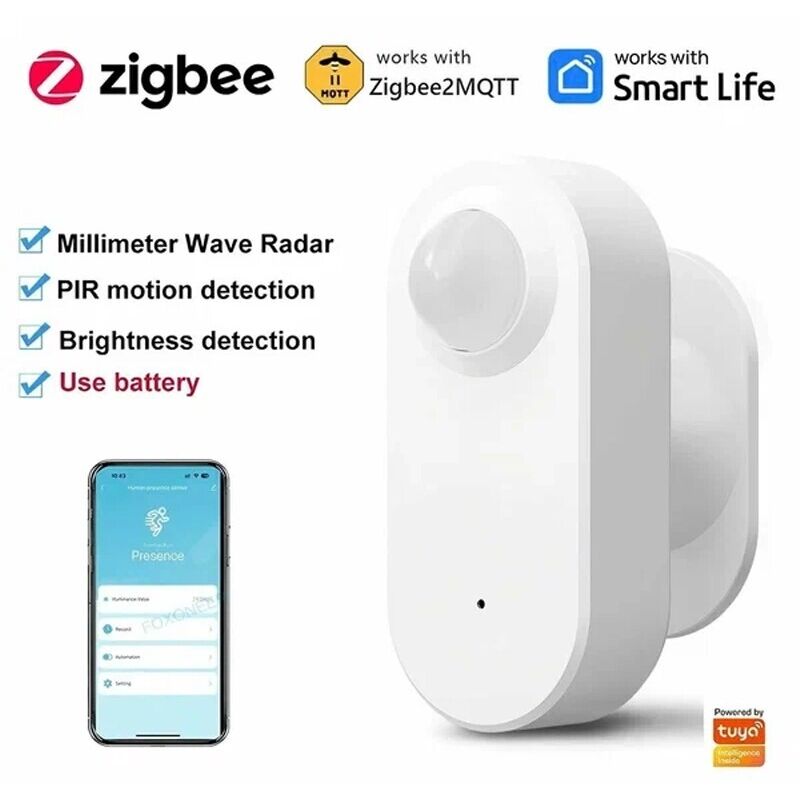 Tuya Rilevatore Di Presenza Umana E Luminosit Smart Zigbee A Batteria