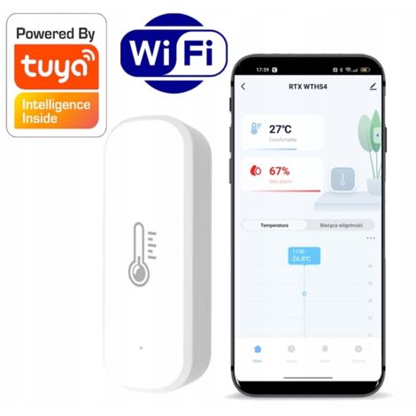 Tuya RTX Eco WiFi Temperatur- und Feuchtigkeitssensor