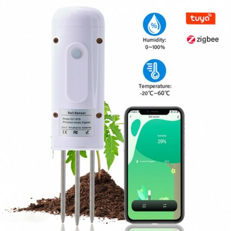 Tuya Sensore di Umidità e Temperatura del Suolo Smart Zigbee