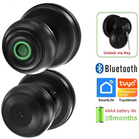 Tuya Serratura a Pomolo con Impronta Digitale Smart Bluetooth