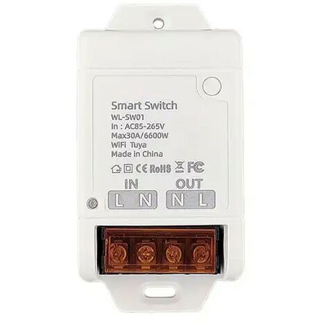 Sonoff T0EU3C Interruttore Smart a Parete Wifi Vetro Temperato  Policarbonato Bianco - Domotica - Elettronica