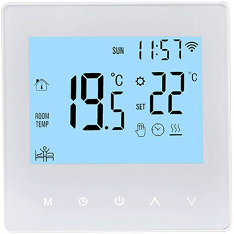 TUYA Smart Temperature Controller App Breclement White 3A GEBÄUDE-SKILL WIFI-STEUERUNG BAU