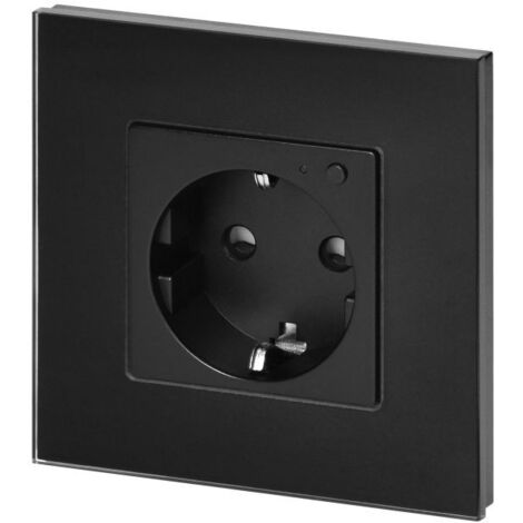 Tuya Smart Wi-Fi Einzelsteckdose, Schuko, schwarz OR-SH-17205(GS)/B