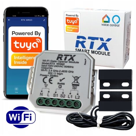 TUYA SMART WIFI CONTROLLER + SENSORE PER PORTA DA GARAGE