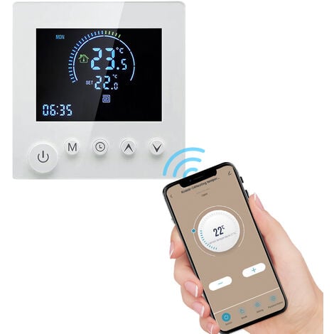 Tuya WIFI + Bluetooth sensore di temperatura e umidità termometro igrometro  interno con Display LCD funziona con Alexa Google Home - AliExpress