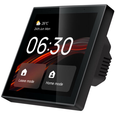Tuya Smart WiFi+Zigbee Zentralbedienfeld mit Touchscreen und Sprachsteuerung, integriertem Zigbee-Gateway, 4-Zoll-Bildschirm, kompatibel mit