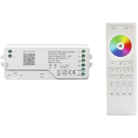 TUYA SPI DR03W Weißer RGB-WLAN-LED-Controller - Dimmer