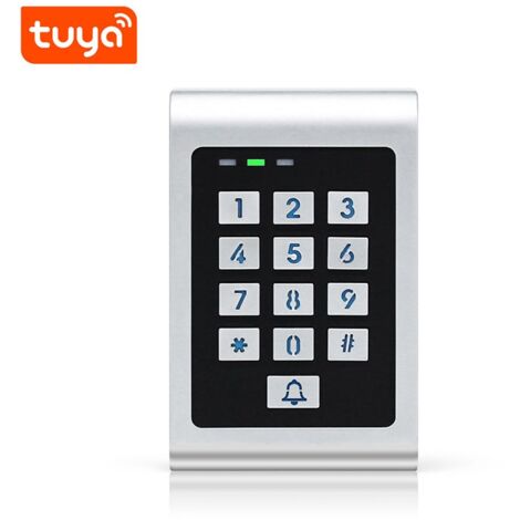 Tuya Tastiera Esterna Smart WiFi per Controllo Accessi IP66 con Lettore Carte  Compact