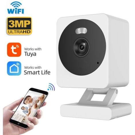 Tuya Telecamera Professionale Smart Wi-Fi Ultra HD Compact  3.0 MP