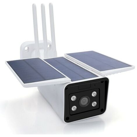 Tuya Telecamera Smart WiFi IP 2 Mp con Pannello Solare da Esterno