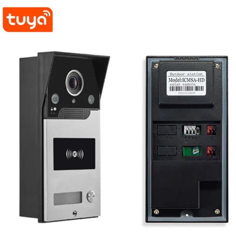 Tuya Videocitofono con Campanello e Telecamera da 2MP Smart WiFi e RJ45