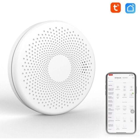 NAXUNNN Tuya Wifi 2 In 1 Smart Kohlenmonoxid Rauch Co Detektor Gas Detektoren Sound-Blitz Licht Alarm Funktion