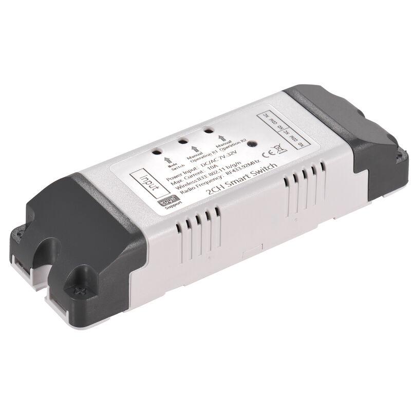 

Tuya WiFi + Bluetooth Modulo de interruptor de control inalambrico inteligente DC7-32V control remoto Control de control remoto RF433 Modelo: