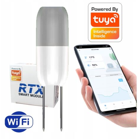 Tuya WiFi-Bodentemperatur- und Feuchtigkeitssensor für den Außenbereich