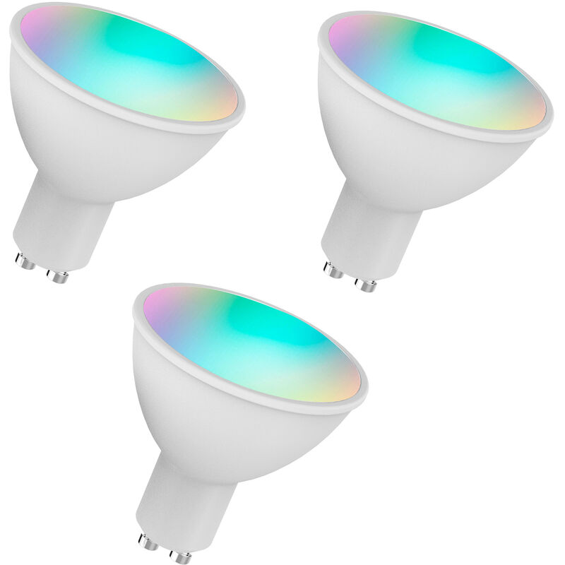 

Tuya WiFi bombilla inteligente LED,RGB + CW, control remoto de la aplicacion movil, compatible con Amazon Alexa y Google Home 100-240v,Beige, 3PCS