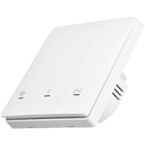 Tuya WiFi + BT Commutateur de Rideau pour Rideau Motorisé Électrique Store Volet Roulant Moteur de Porte de Garage RF 433MHz Commutateur Intelligent Compatible avec Amazon Alexa, Commande Vocale Googl