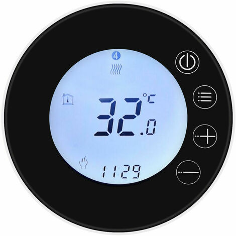 Tuya WiFi Lcd Termostato inteligente Temperatura programable App Control remoto Compatible con Alexa Google Home Voice Control, Ga