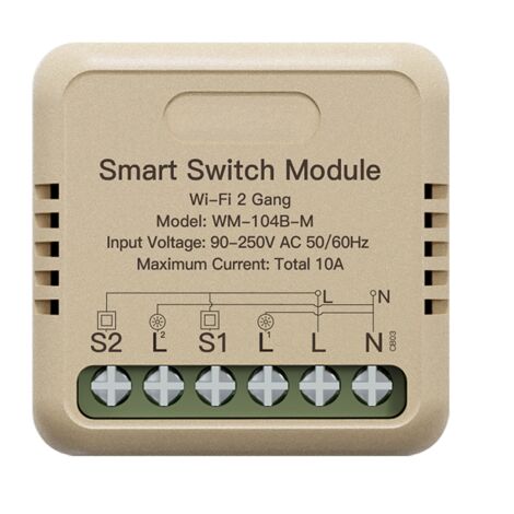Tuya WiFi Smart Dimmer, DIY-Modul für Lichtschalter, Fernsteuerung von Haushaltsgeräten, kompatibel mit Google Assistant