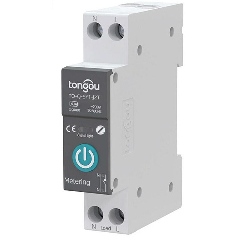 Tuya Zigbee Disjoncteur intelligent Télécommandes sans fil Contrôle Commutateur de rail DIN Télécommandes d'application de téléphone portable