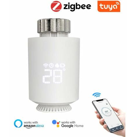 RSH Tuya Smart Life Zigbee Temperature Sensor Humidity Detector Hygrometer  Thermometer Support Alexa Google SmartThings, Temperature and Humidity  Sensor