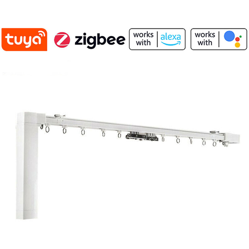 

Tuya zigbee Interruptor de cortina inteligente para cortinas, motorizado electrico, interruptor de control de persiana enrollable, control remoto,