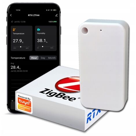 Tuya Zigbee Temperatur- und Feuchtigkeitssensor mit Excel
