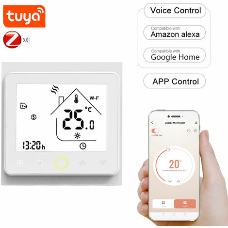 Tuya ZigBee3.0 Smart Thermostat 5A Wöchentlich programmierbarer Temperaturregler APP-Steuerung Sprachsteuerung