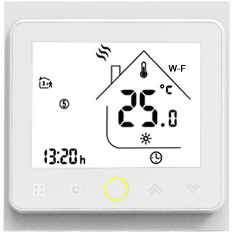 Tuya ZigBee3.0 Termostato Intelligente 5A Regolatore di Temperatura Programmabile Settimanale Controllo APP Controllo Vocale Compatibile con Alexa/Google Home per Caldaia Acqua Caldaia a Gas per Casa