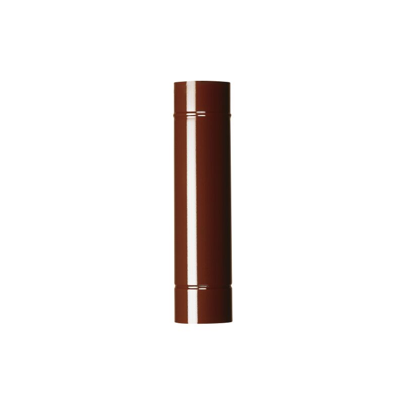 Tuttacasa - Tuyau de poele 15x50 cm en acier e'maille' marron Tuyau de poele 1 pcs pour poeles a' bois