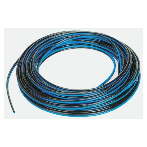 Tuyau à air comprimé Legris, 4mm x 2.5mm x 25m Noir, Bleu en PUR ( Prix pour Bobine de 25 Mètres )