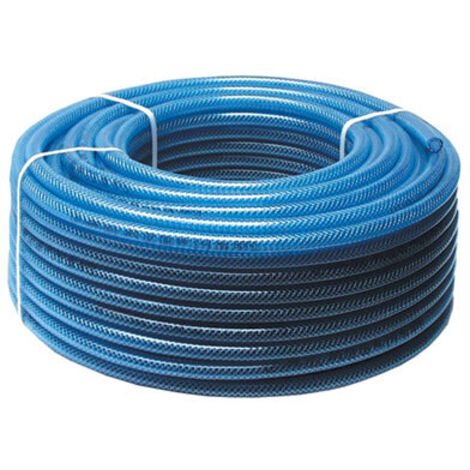 Tuyau à air comprimé 50 m – Diamètre intérieur 9 mm – Épaisseur 3 mm – Pression de service 15 bar – PVC renforcé pour applications industrielles – Guede