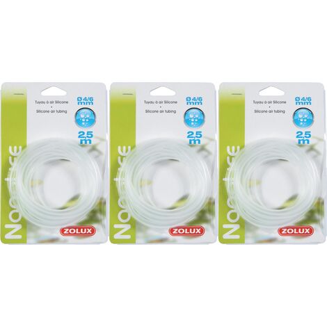 Tuyau à air en silicone 2.50 m (Lot de 3)